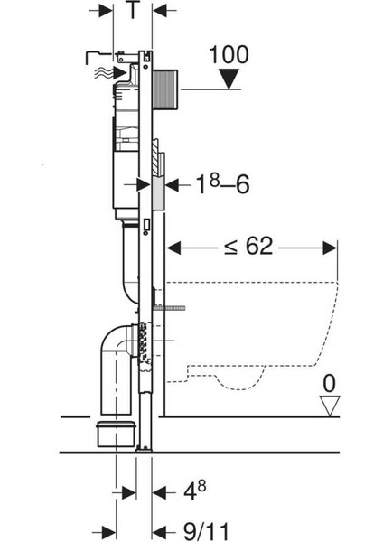 Geberıt Alpha Gömme Rez. Seti Alçıpan 12 cm Duofix 458.233.00.2 fırsatları