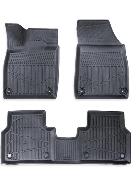 Volkswagen Id4 2024 Sonrası Myk 3D Premium Havuzlu Oto Paspas ve 3D Bagaj Havuzu