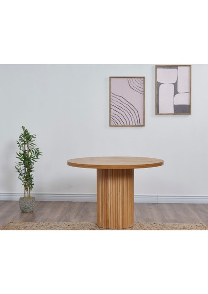 Bohem Sandalye Gürgen Çıtalı Iskandinav Masa 105 cm 4sandalye