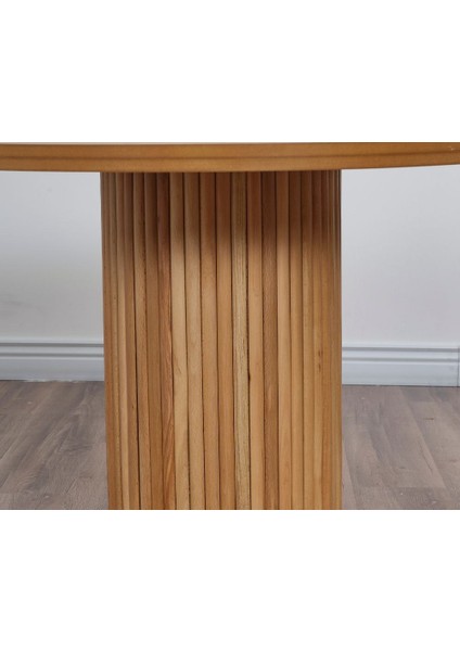 Bohem Sandalye Gürgen Çıtalı Iskandinav Masa 105 cm 4sandalye