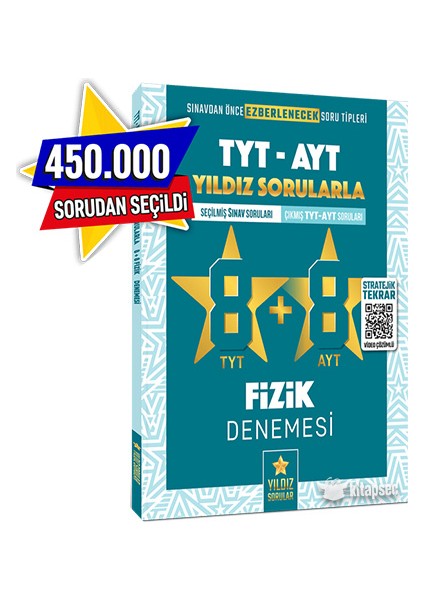 Tyt Ayt Fizik 8+8 Deneme Video Çözümlü Yıldız Sorular
