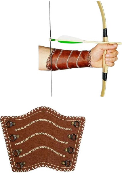 Okçubaba Kolçak Kol Koruma Taba– Okçuluk Sporu Için Ayarlanabilir Kol Kalkanı