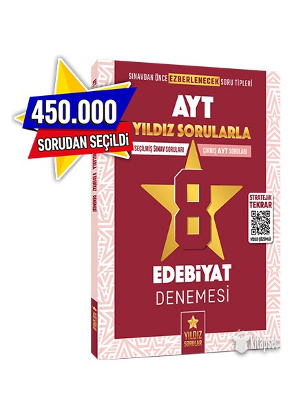 Ayt Edebiyat 8 Deneme Video Çözümlü Yıldız Sorular