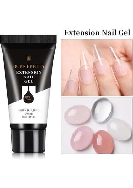 Tırnak Uzatma Poly Jel Soft Pembe 30 ml Hızlı Uzatma ve Doğal Görünüm modelleri