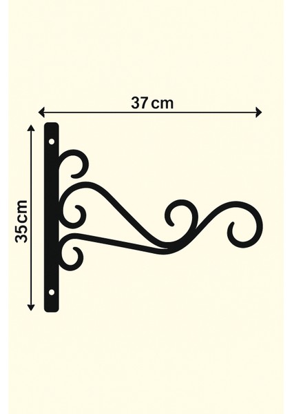 Saksı Fener Duvar Askısı
