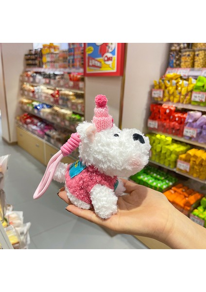 1 Adet Karalama Köpek Peluş Kolye Bebek Çekicilik Karalama Köpek Yavrusu Bebek Çanta Anahtarlık Bebek Çekicilik (Yurt Dışından)