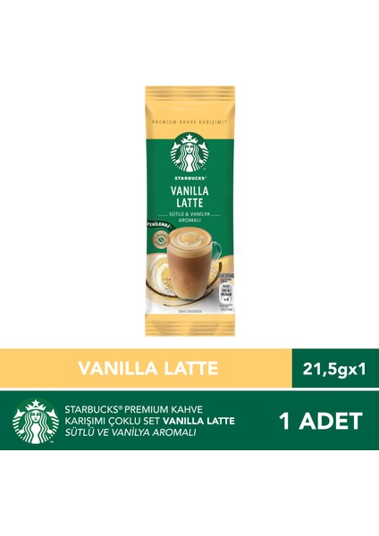 Vanilla Latte Premium Kahve Karışımı 21.5g
