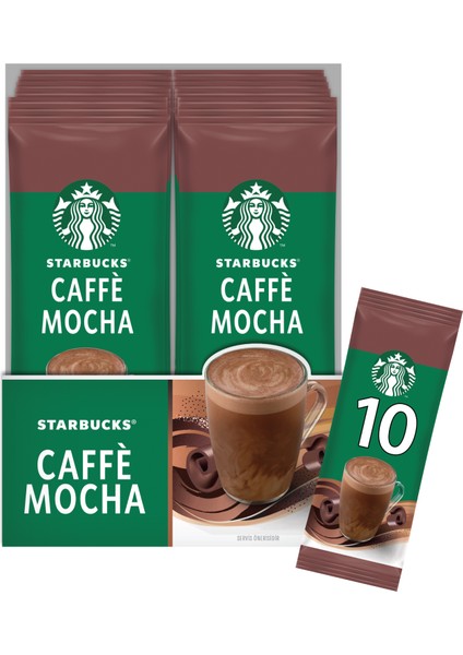 Caffè Mocha Premium Kahve Karışımı 3 x 10'lu Paket (10X22gr) fiyatları