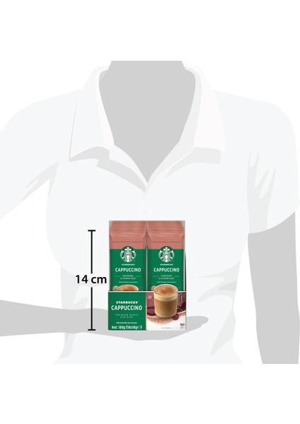 Cappuccino Premium Kahve Karışımı 3 x 10'lu Paket (10X18gr) indirimleri