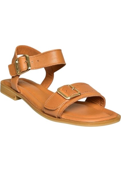 U944834003 Taba Hakiki Deri Kadın Sandalet indirimleri