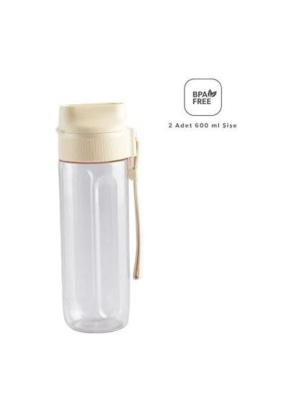 Jumbo x Homend Artfood 7025H Smoothie Personel Kişisel Blender, 700.01.01.0427, Krem fiyatları