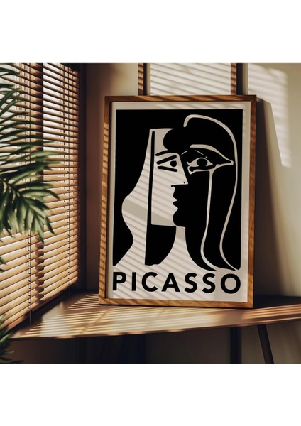 Tanıtım Picasso Çerçevesiz Poster, Modern Dekoratif Çerçevesiz Poster, Tablo, Picasso-5, 30 x 40