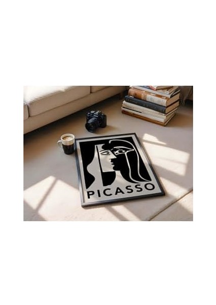 Tanıtım Picasso Çerçevesiz Poster, Modern Dekoratif Çerçevesiz Poster, Tablo, Picasso-5, 30 x 40 modelleri