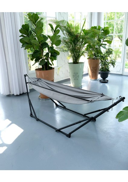 Katlanır Taşınabilir Dış ve İç Mekan Çantalı Hamak