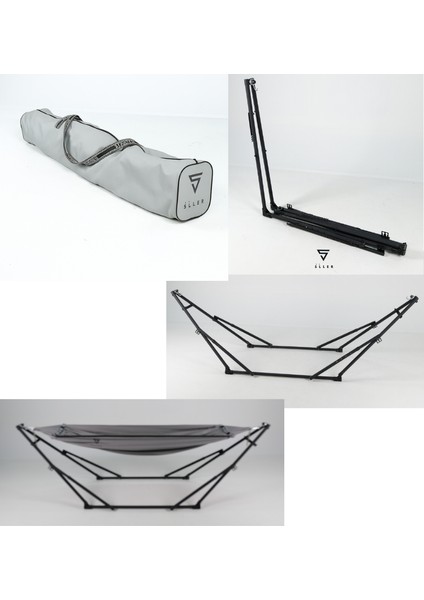 Katlanır Taşınabilir Dış ve İç Mekan Çantalı Hamak