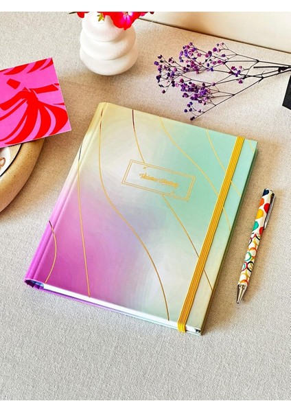 Spiralli Defter Sert Kapak 192 Sayfa 96 Yaprak 17X24 cm 90GR. Çizgili