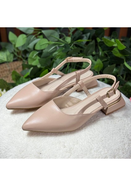 Bilek Bantlı Topuklu Babet M1058 modelleri