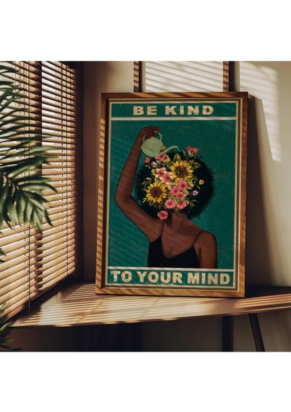 Tanıtım Vintage Çerçevesiz Poster, Modern Dekoratif Çerçevesiz Poster, Tablo, Bekind, 50 x 70