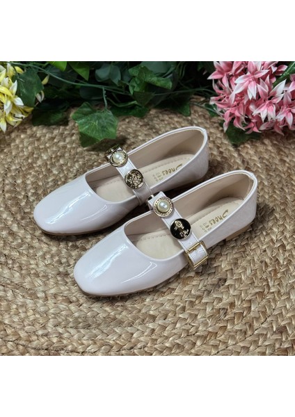 Modern Rugan Taşlı Klasik Babet M1040