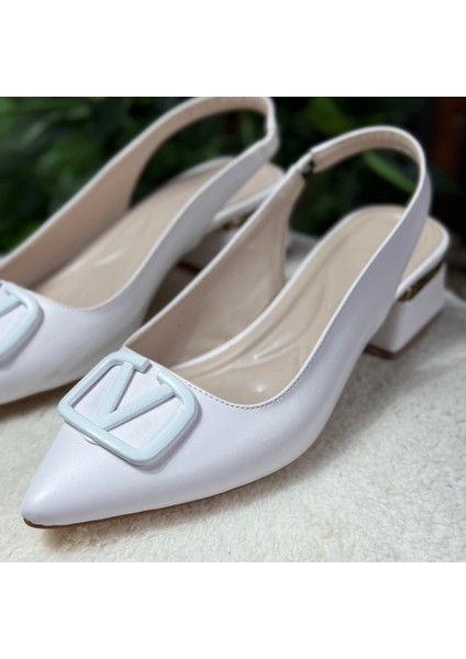 V Logo Tokalı Topuklu M1069 fiyatları