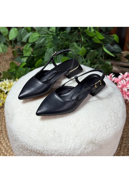 Bilek Bantlı Topuklu Babet M1059