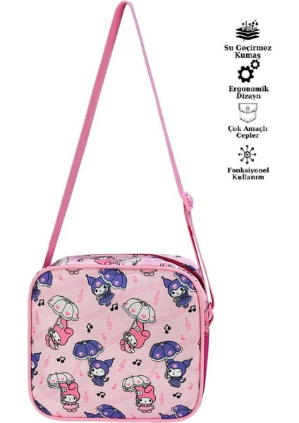 Ilkokul Kuromi Karakterli Kız Çocuk 2 Li Ortopedik Okul Çantası Seti (Okul Çantası + Beslenme) Pembe indirimleri