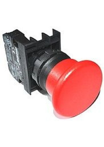 B100MK ,KONTAK-1A Kırmızı Mantar Yaylı M22 Buton
