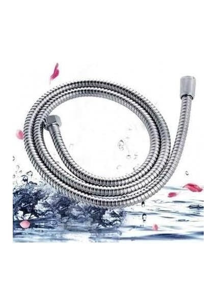 Derece Dönebilen Patlamayan Dolanmayan Prinç Bağlantılı Parlak Kromajlı 150 Cm+ 20 cm Esneyebilen Kaliteli Duş Hortumu G1/2 fiyatları