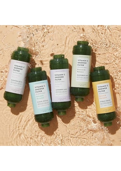 Shower & Empower Duş Filtresi Yağmur Ormani & Vitamin C 70 gr modelleri