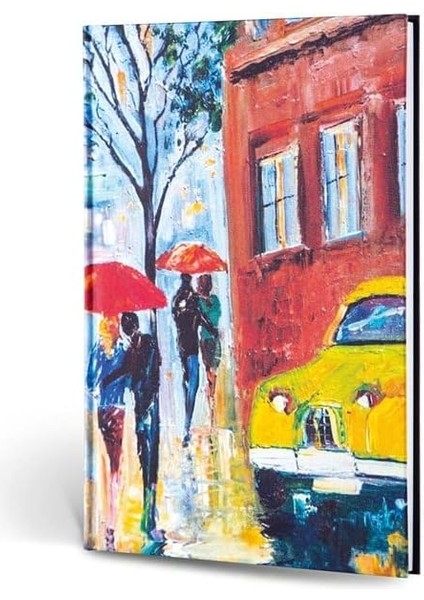 Color Creamona Nice Dokulu Mini Defter Çizgili (Yağmur)