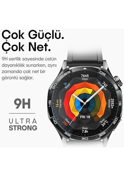Watch Gt4 41MM Için 2'li Paket (2 Adet) Kolay Kurulum Otomatik Hizalama Aparatlı Şeffaf 9h Sertliğinde Gerçek Temperli Cam Ekran Koruyucu modelleri