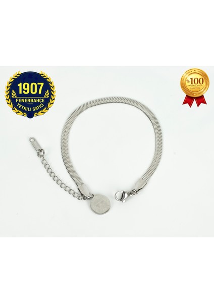 Fb Italyan Ezme Çelik Bileklik