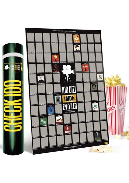 Imdb Top 100 Kazıkazan Dizi Hediyelik Poster