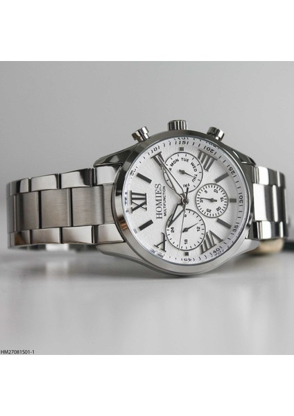HM27081S01-1 Çelik Kordonlu Erkek Kol Saati