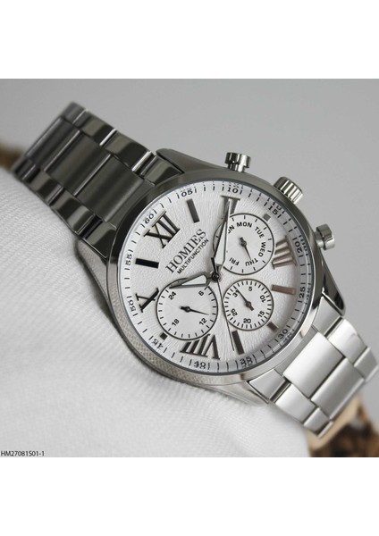 HM27081S01-1 Çelik Kordonlu Erkek Kol Saati fiyatları