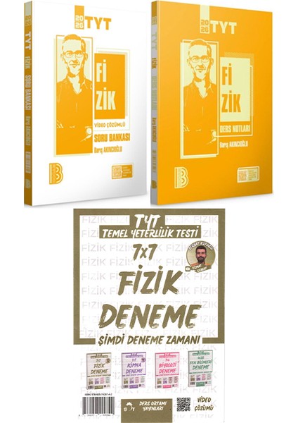 Dert Ortamı + Benim Hocam Tyt Fizik Ders Notu + Soru + Deneme 3 Lü Deneme