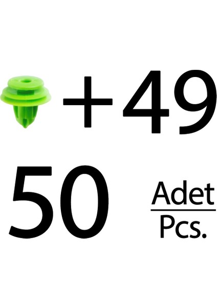 Honda Için Döşeme Klipsi- 50'li