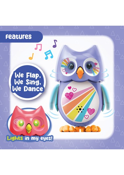 Mini Hoot Sevimli Baykuş - Mor fırsatları