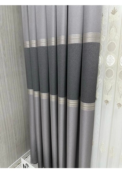 Nivemeshome Manavgat Gri FT632113 V-5401 1/3 Sık Pileli Fon Perde Apm fiyatları
