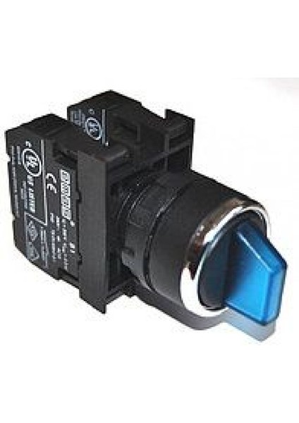 B101SL30M ,3-KONUM/KONTAK-2A Mavi Kalıcı M22 Anahtar