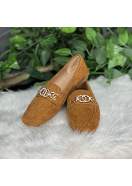 Zarif Tokalı Süet Babet M1000