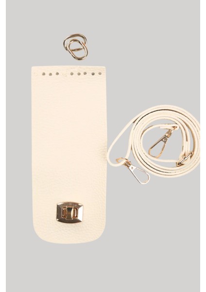 Klipsli Telefon Seti 8,5X20 cm Krem