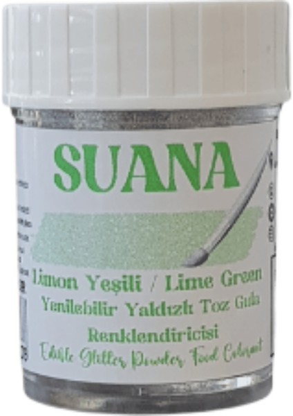 Limon Yeşili Metalik Toz Gıda Renklendiricisi 5 gr