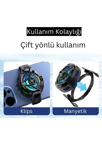 SL17 Derece Göstergeli Manyetik Metal Soğutmalı -3 Derece Telefon Hızlı Soğutucu Radyatör Fan fırsatları
