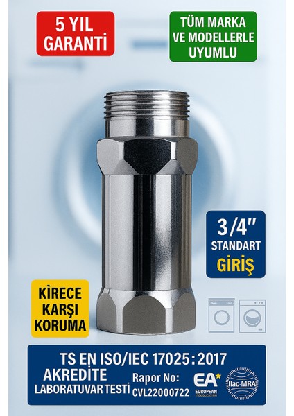 Manyetik Kireç Önleyici 4 Mıknatıslı