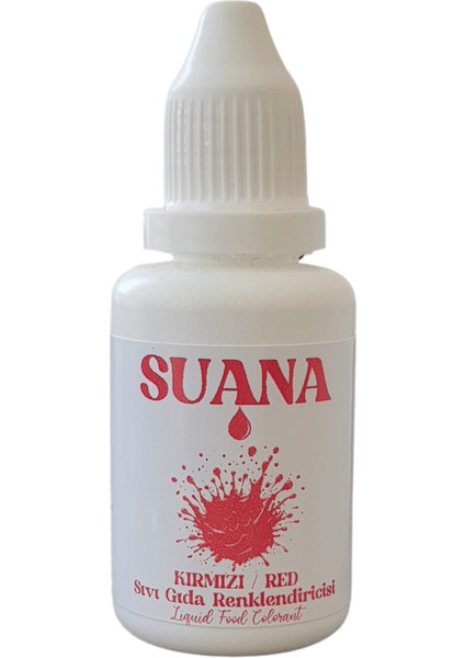 Sıvı Gıda Boyası 20 ml Kırmızı