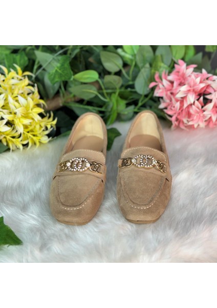 Zarif Tokalı Süet Babet M1002 modelleri