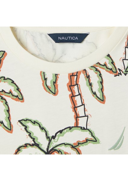 Erkek Çocuk Krem Regular Fit Baskılı T-Shirt fiyatları