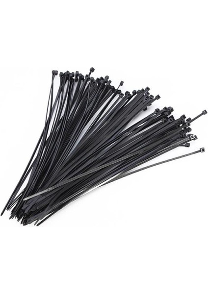 YKB142S ,150X2.5MM 100-ADET Siyah Kablo Bağı