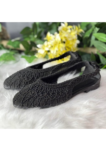 Örgü Detaylı Yazlık File Babet M1022